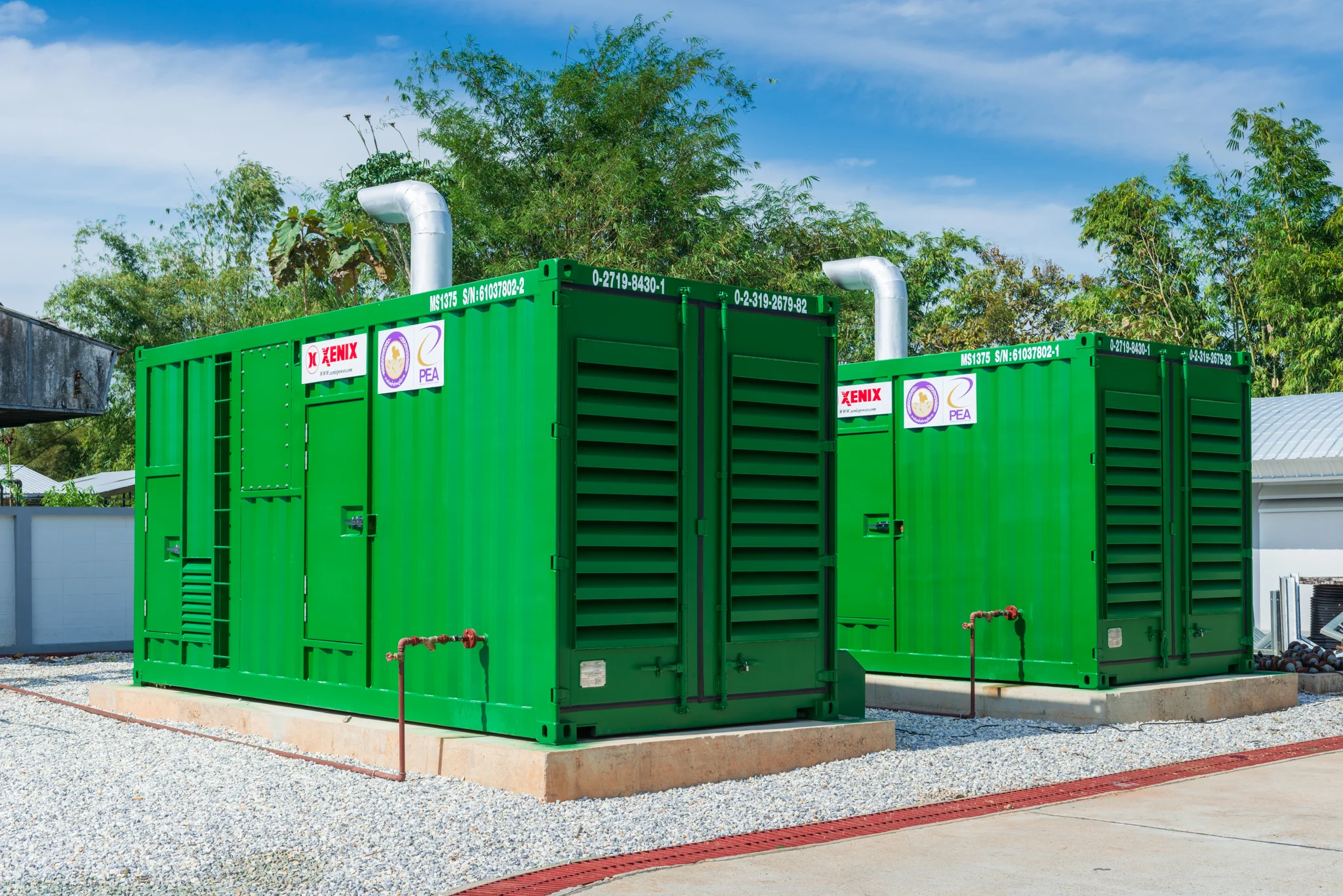 Mobile XENIX diesel generator 60 kW on trailer